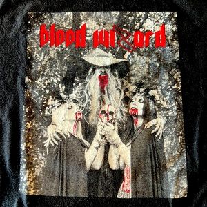 Blood Wizard Skate Co. L Ritual Black Tee